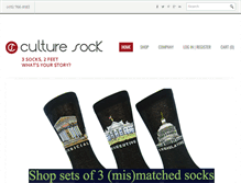 Tablet Screenshot of culturesock.com